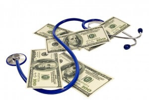 High Cost Of Healthcare And Medicine Concept